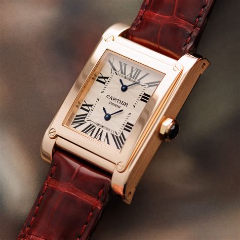 Cartier Tank A Vis Dual Time 2594 